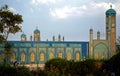 The garden of the Blue Mosque in Mazar i Sharif, Afghanistan