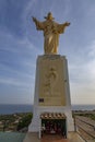 Jesus Christus Statue in Puerto de Mazarron, Spain Royalty Free Stock Photo