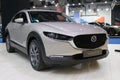 Mazda CX-30 at Automobile Barcelona 2023 Royalty Free Stock Photo