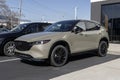 Mazda CX-5 display at a dealership. Mazda offers the CX-5 in S Select, Preferred, Carbon Edition and Premium models. MY:2024