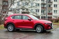 Mazda CX-5 (second KF generation) parked on a street. It is a popular Japanese SUV