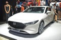 Mazda 3 fastback m hybrid at Philippine International Motor Show in Pasay, Philippines