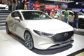 Mazda 3 fastback m hybrid at Philippine International Motor Show in Pasay, Philippines