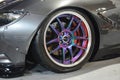 Mazda miata wheel at Trans Sport Show on May 21, 2023 in Pasay, Philippines
