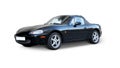 Mazda MX-5 Small convertible sports car. Marketed in Japan as Mazda Roadster and Mazda MX-5 Miata in North America Royalty Free Stock Photo