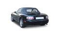 Mazda MX-5 Small convertible sports car. Marketed in Japan as Mazda Roadster and Mazda MX-5 Miata in North America Royalty Free Stock Photo