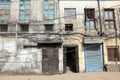 Maze of chaotic electricity cables in a street of Kolkata Royalty Free Stock Photo