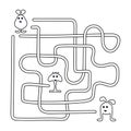 Maze for children. Puzzle game for children. Help the monsters meet