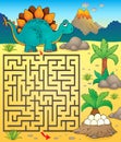 Maze 3 with dinosaur theme 1