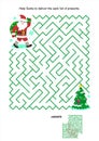 Maze game for kids - Santa deliver the presents