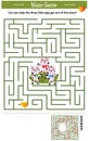 Maze game with three little pigs