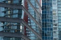 Maze of glass walls in downtown of Vancouver Royalty Free Stock Photo