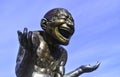 A-maze-ing Laughter bronze statue in Morton Park in Vancouver, British Columbia, Canada Royalty Free Stock Photo