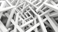 A maze of intersecting lines and geometric angles with no clear path