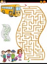 Maze or labyrinth activity for kids