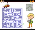 Maze or labyrinth activity task