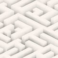 The maze, labyrinth endless seamless pattern