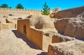 Adobe street of Rayen fortress, Iran Royalty Free Stock Photo