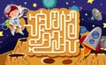 A Maze Puzzle Game Space Scene