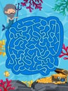 A Maze Puzzle Game Underwater Theme