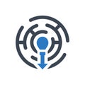 Maze solution icon