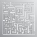 Maze solution vector design