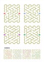 Maze templates for your designs and projects