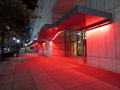 Mazza Gallerie Lit in Red for Christmas