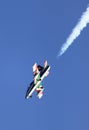 MB-339 of the italian acrobatic team Frecce Tricolori Royalty Free Stock Photo