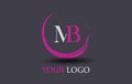 MB M B Letter Logo Design