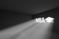 MBA rays volume light concept