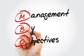 MBO - Management By Objectives acronym