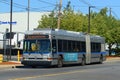MBTA Bus Silver Line bus, Boston, MA, USA