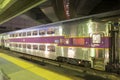 MBTA Train in Boston, Massachusetts, USA