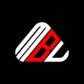 MBU letter logo creative design with vector graphic, MBU