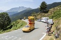 Mc Cain Caravan in Pyrenees Mountains - Tour de France 2015