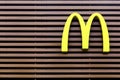 Mc Donald's logo on a facade