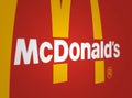 Mc Donald\'s logo on a green background