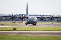 MC-130J Commando II leaves the runway at RAF Mildenhall