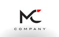 MC Logo. Letter Design Vector. Royalty Free Stock Photo
