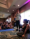 MC Yogi talks to Wanderlust Yoga Class