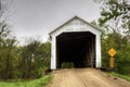 McAllister Covered Bridge in Indiana, United States Royalty Free Stock Photo