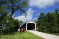 The McAllister Covered Bridge in Parke County Indiana Royalty Free Stock Photo