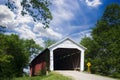 The McAllister Covered Bridge in Parke County Indiana Royalty Free Stock Photo