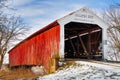 McAllister's Covered Bridge Royalty Free Stock Photo