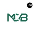 MCB Logo Letter Monogram Design Royalty Free Stock Photo