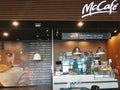 McCafe coffee shop Royalty Free Stock Photo
