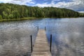 McCarthy Beach State Park in Northern Minnesota Royalty Free Stock Photo