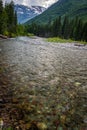 McDonald Creek Glacier National Park Royalty Free Stock Photo