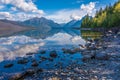 McDonald Lake, Glacier National Park, Montana, USA Royalty Free Stock Photo